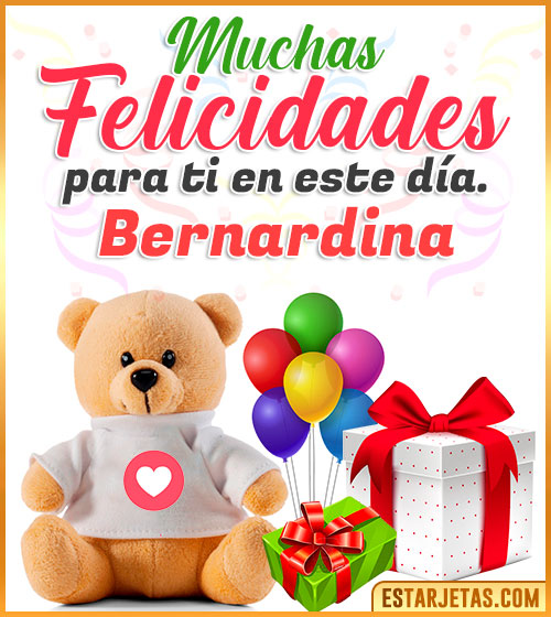 Imágenes Bonitas de Cumpleaños  Bernardina