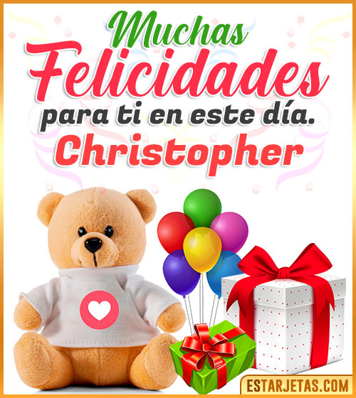 Imágenes Bonitas de Cumpleaños  Christopher