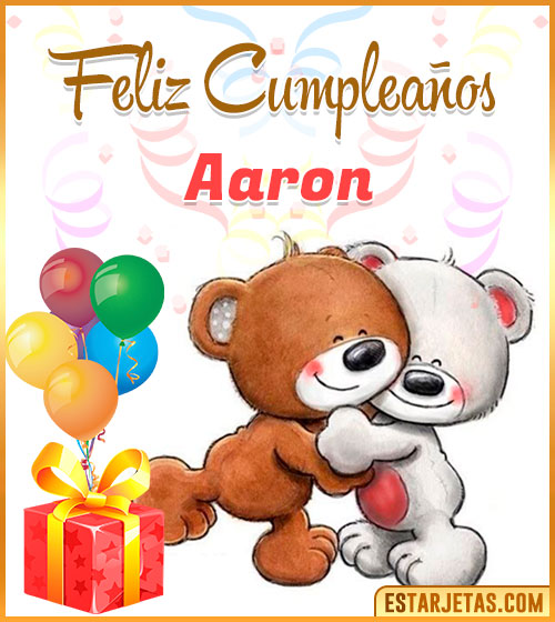 Imágenes de Feliz Cumpleaños  Aaron