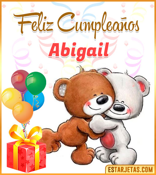 Imágenes de Feliz Cumpleaños  Abigail