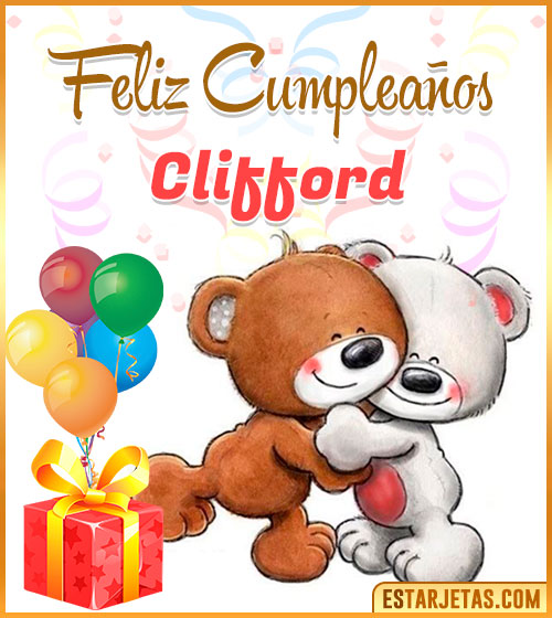 Imágenes de Feliz Cumpleaños  Clifford