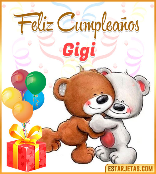 Imágenes de Feliz Cumpleaños  Gigi