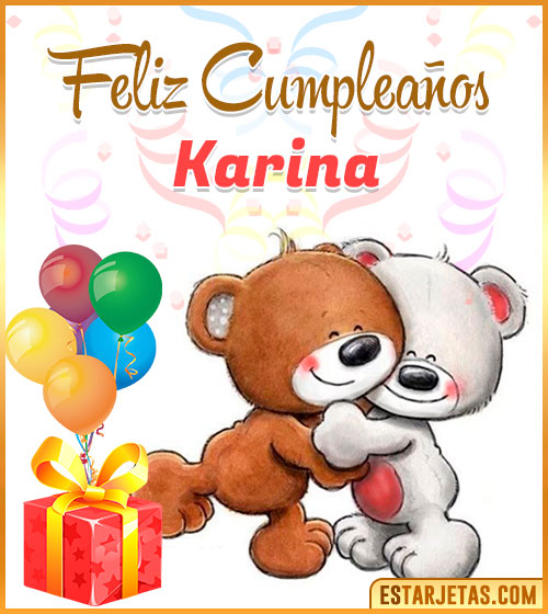 Imágenes de Feliz Cumpleaños  Karina