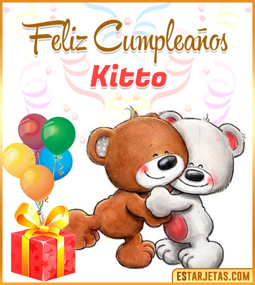Imágenes de Feliz Cumpleaños  Kitto