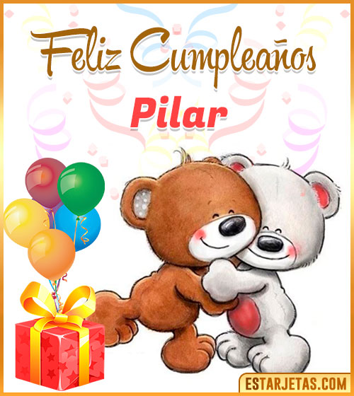 Imágenes de Feliz Cumpleaños  Pilar