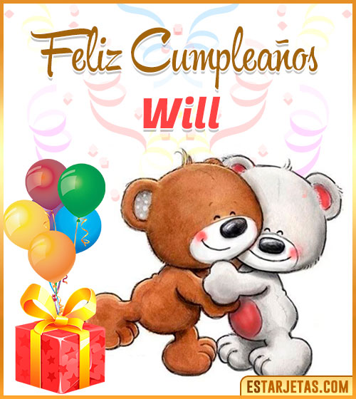 Imágenes de Feliz Cumpleaños  Will