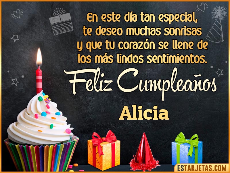 Alt Feliz Cumpleaños  Alicia