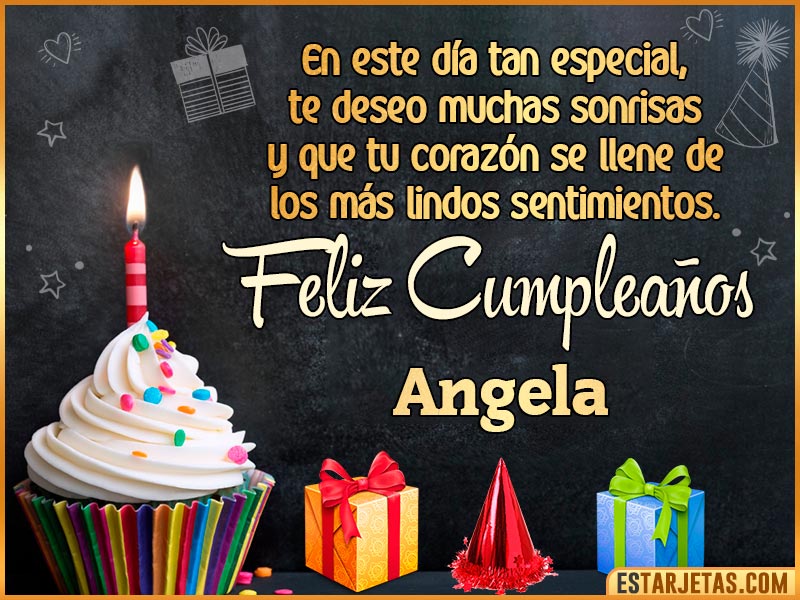 Alt Feliz Cumpleaños  Angela