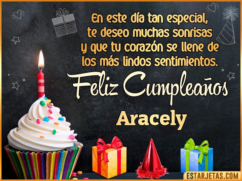 Alt Feliz Cumpleaños  Aracely