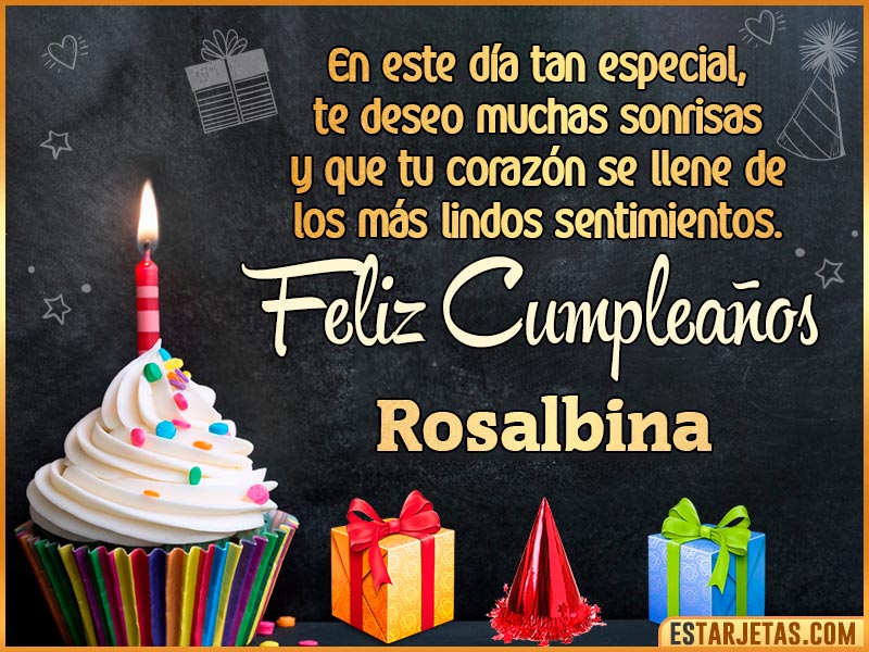 Alt Feliz Cumpleaños  Rosalbina