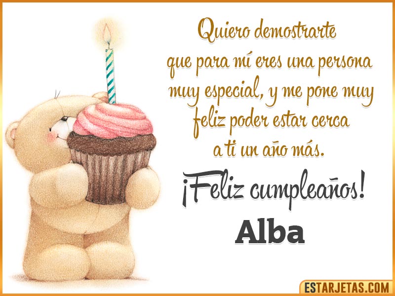 Alt Feliz Cumpleaños  Alba