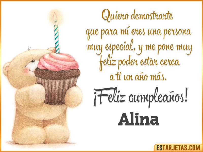 Alt Feliz Cumpleaños  Alina