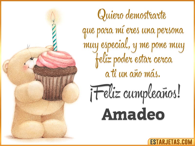 Alt Feliz Cumpleaños  Amadeo