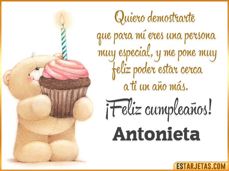 Alt Feliz Cumpleaños  Antonieta