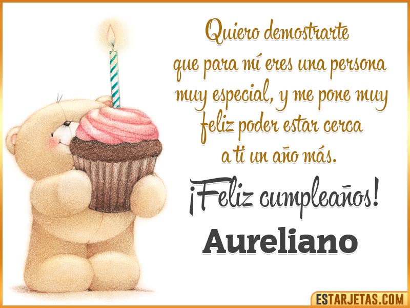 Alt Feliz Cumpleaños  Aureliano