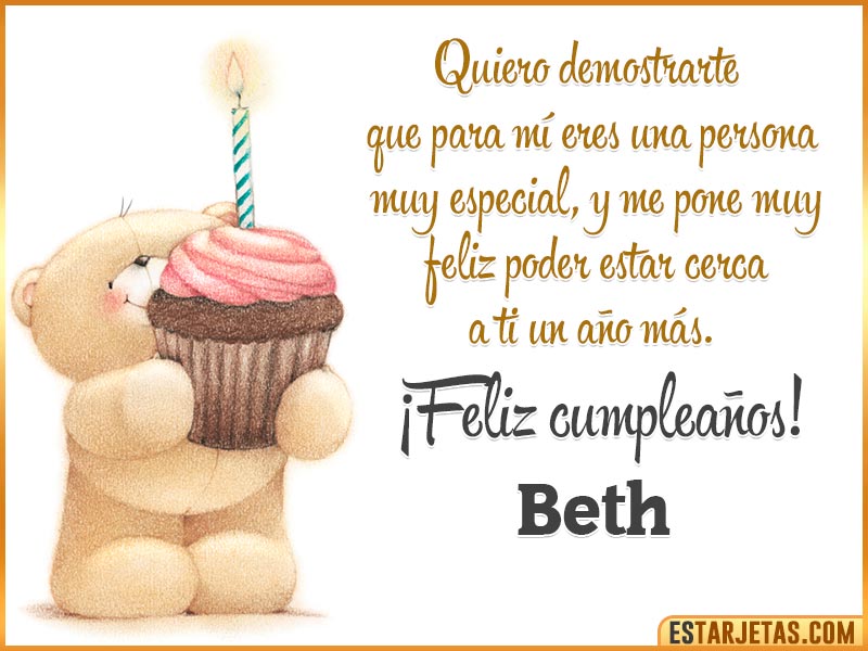 Alt Feliz Cumpleaños  Beth