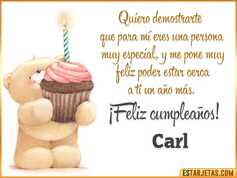 Alt Feliz Cumpleaños  Carl