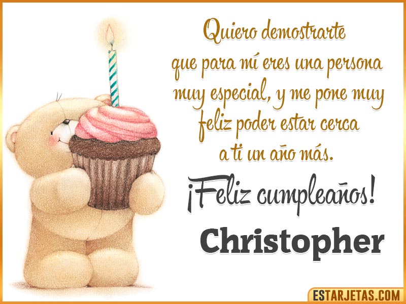 Alt Feliz Cumpleaños  Christopher