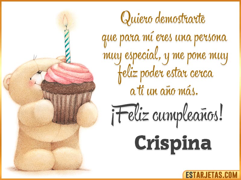 Alt Feliz Cumpleaños  Crispina