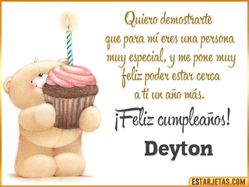 Alt Feliz Cumpleaños  Deyton