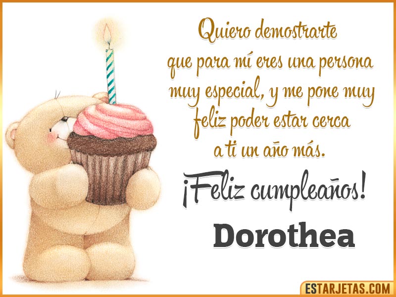 Alt Feliz Cumpleaños  Dorothea
