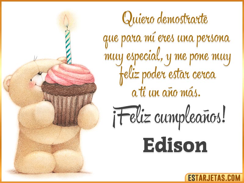 Alt Feliz Cumpleaños  Edison