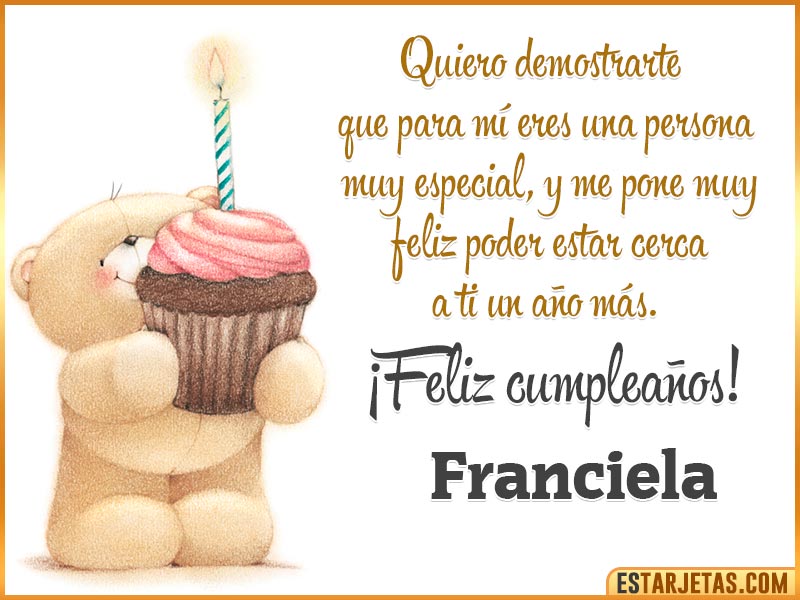 Alt Feliz Cumpleaños  Franciela