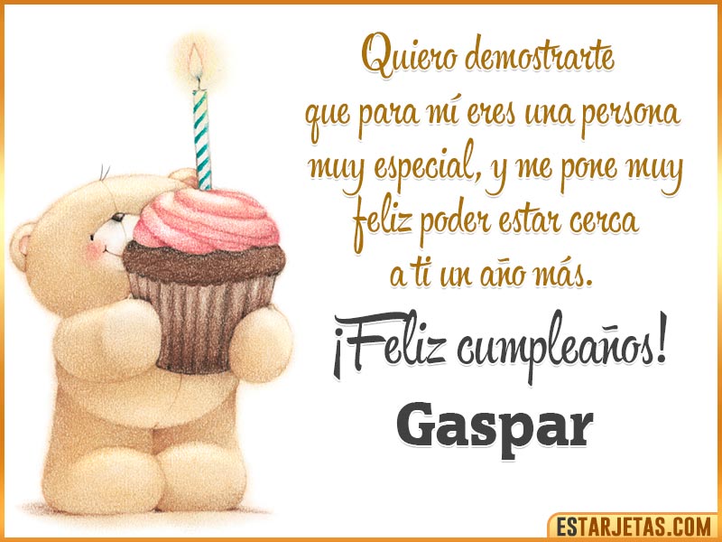 Alt Feliz Cumpleaños  Gaspar