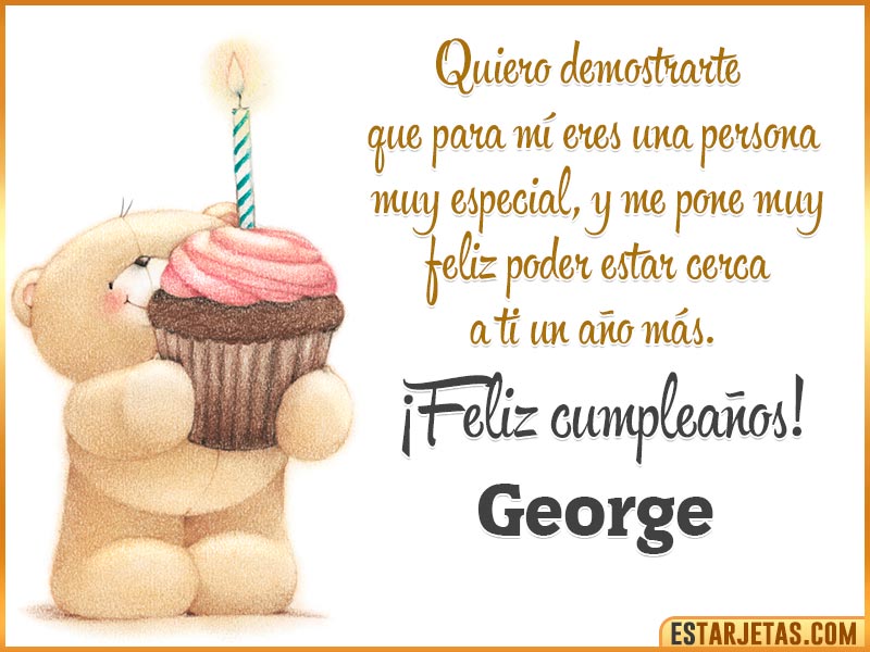 Alt Feliz Cumpleaños  George