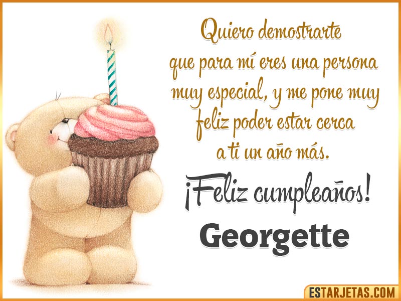 Alt Feliz Cumpleaños  Georgette