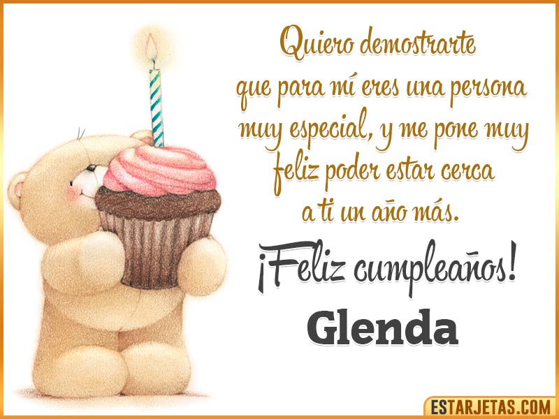 Alt Feliz Cumpleaños  Glenda