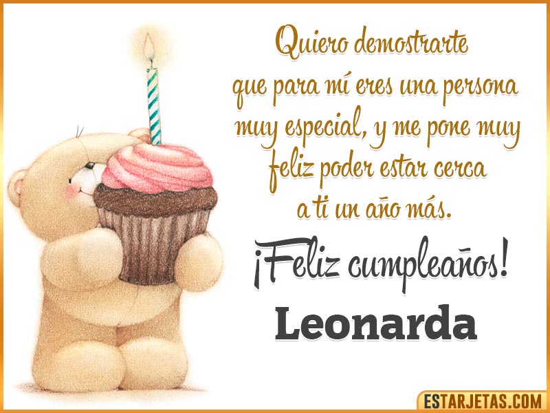 Alt Feliz Cumpleaños  Leonarda