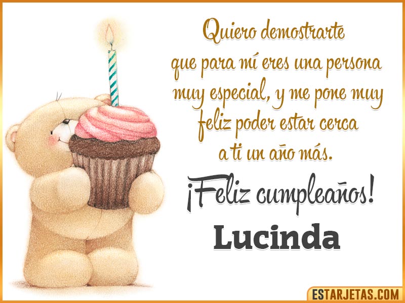 Alt Feliz Cumpleaños  Lucinda