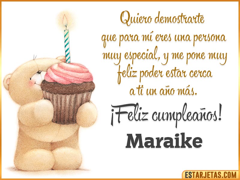 Alt Feliz Cumpleaños  Maraike