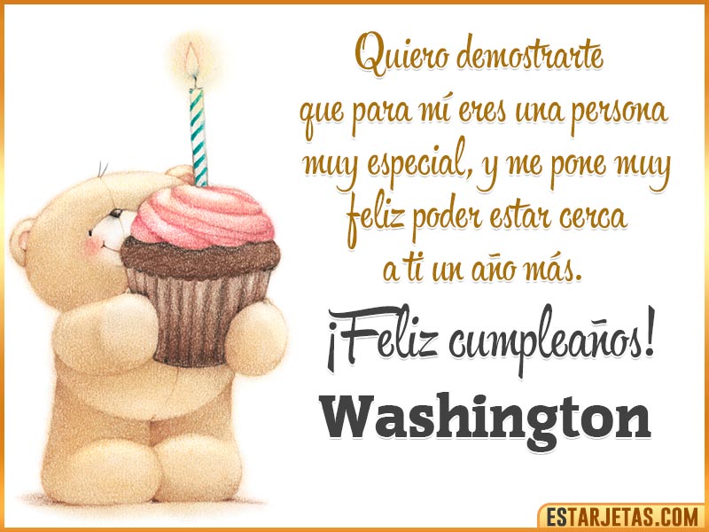 Alt Feliz Cumpleaños  Washington