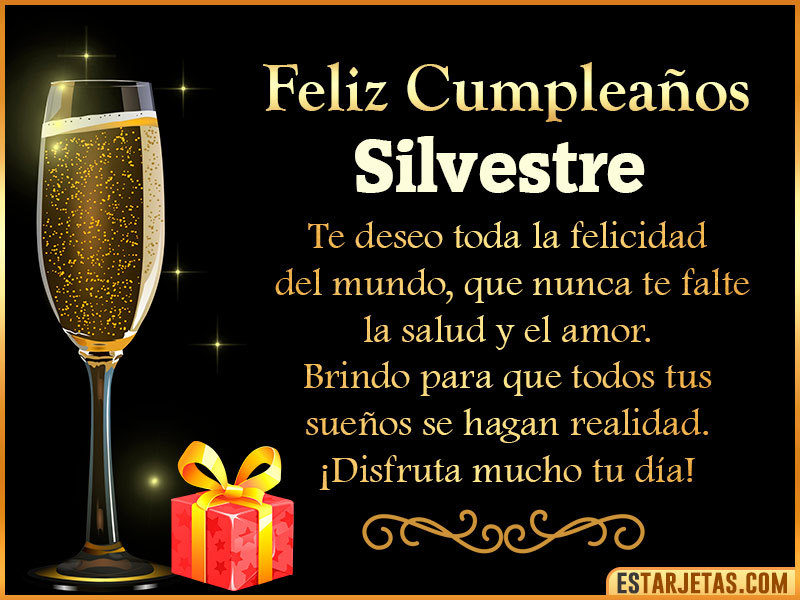 Tarjetas de Cumpleaños feliz Cumpleaños  Silvestre