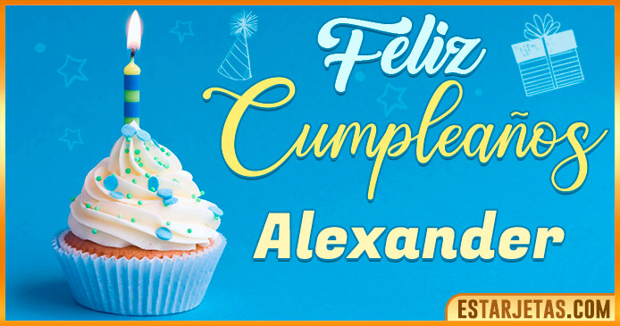 Feliz Cumpleaños Alexander