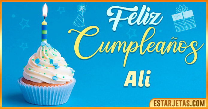 Feliz Cumpleaños Ali