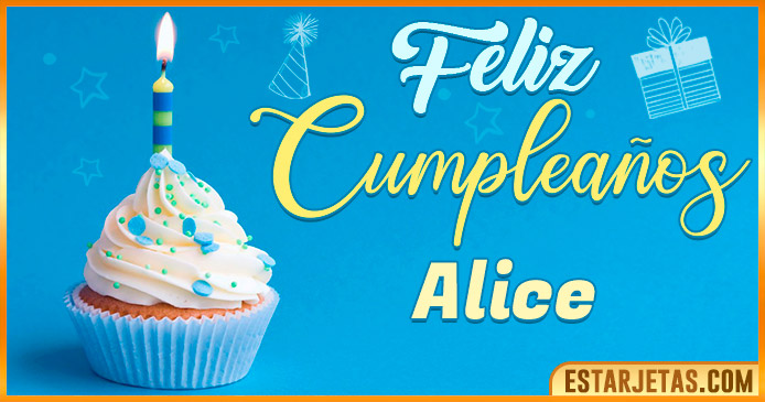 Feliz Cumpleaños Alice