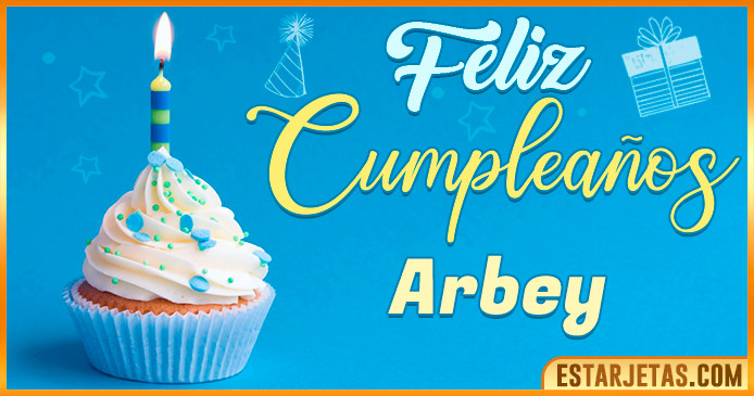 Feliz Cumpleaños Arbey