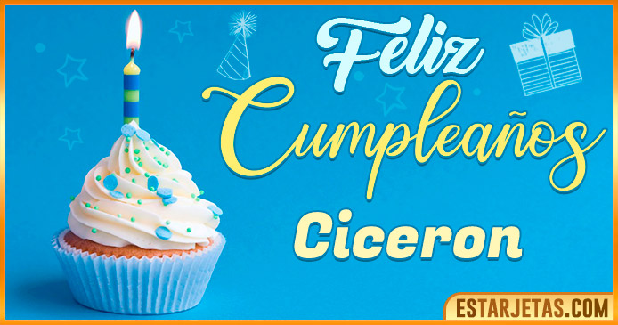 Feliz Cumpleaños Ciceron