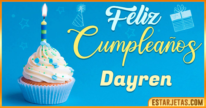 Feliz Cumpleaños Dayren