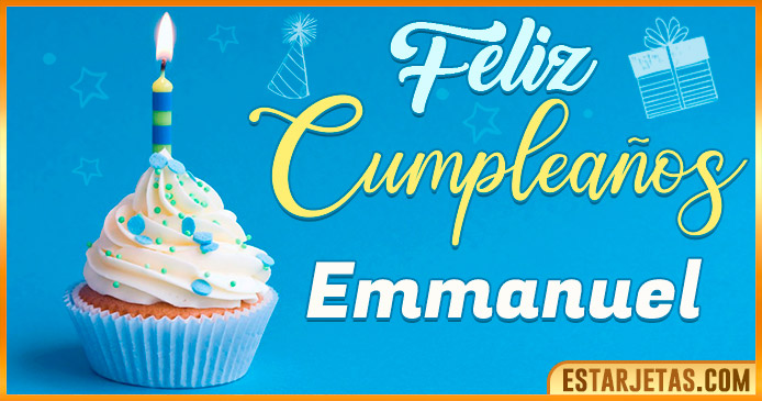 Feliz Cumpleaños Emmanuel