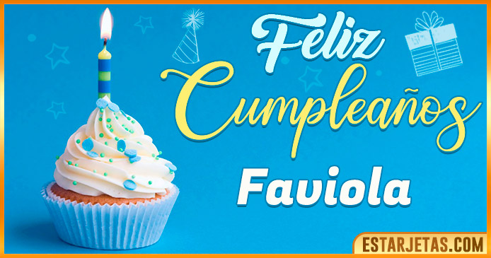 Feliz Cumpleaños Faviola