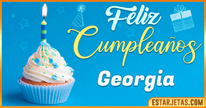 Feliz Cumpleaños Georgia