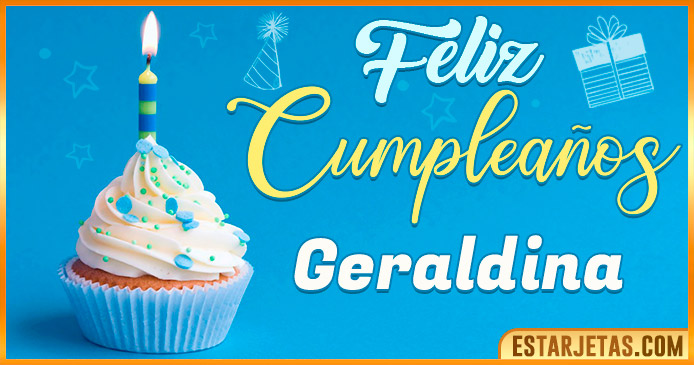 Feliz Cumpleaños Geraldina