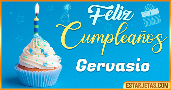 Feliz Cumpleaños Gervasio