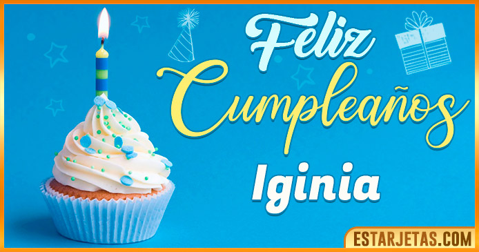 Feliz Cumpleaños Iginia