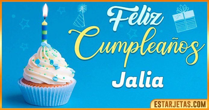 Feliz Cumpleaños Jalia
