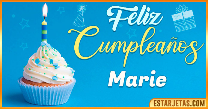 Feliz Cumpleaños Marie